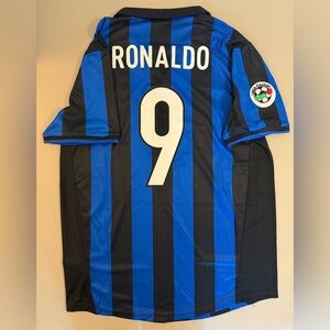 Ronaldo inter Milan retro jersey